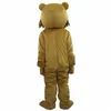 Il vestito operato dal costume della mascotte della mascotte adulta dell'orso bruno di vendita calda 2018 libera il trasporto