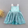 Kids Girl Cartoon Apron Dress 5 Princess Fancy Oilproof Bow Strap Lace Dresses Open Back Costume For Toddlers Girls Costu Tutu4482943