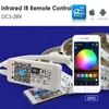 WiFi RGB 컨트롤러 DC 5-28V 미니 24Keys Alexa 뮤직 컨트롤러 라이트 스트립 컨트롤러 RGB LED 스트립