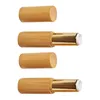 2pcs 3.8g Women Empty Bamboo Lipstick Balm Tubes Rustic Lip Gloss Storage Container for Ladies and Girls