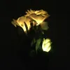 3 أضواء الورود الشمسية في الهواء الطلق ديكور العشب مصباح LED LED LANTERN2392018