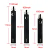 Evod Vape Kit Étui à Fermeture ÉClair Mt3 Styo Vaporisateur 650/900 / 1100mAh E-Cigarros Batterie Atomisur Avec Chewur USB