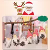 Juldekoration Santa Claus Hanging Doll Gift 3 Piece Set Pendant Christmas Tree Home Decoration1