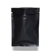 Surface mate Vert Noir Blanc Or Zip Lock Paquet Sacs Thermoscellable Coloré Feuille D'aluminium Mylar Emballage Poche Alimentaire Sac 274a