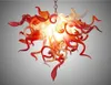 Gjord i Kina Lampor Liten Storlek Hand Blåst Murano Glas Material Färgad Beställnings- Kandelier för Wedding Centerpieces Lighting