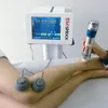 2 IN1 Elektrisk muskelstimulering Emshock EMS Shock Wave Therapy Machine med 4 vakuumkoppar och 5 chockhuvuden