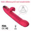 LIBO Telescopico Lingua Leccare Dildo Vibratori Giocattoli Del Sesso Orale Per Le Donne Massaggiatore Vaginale G-Spot Clitoride Stimolatore Sex Shop Y200226