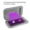 Double Antibacteria UV Light Desinfectie Tandenborstel Voor Telefoon MP3 Sterilizer USB Opladen Sterilizer Cleaner Cosmetische Borstel Box