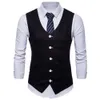 Arrival Dress Vests For Men Slim Fit Mens Suit Vest Male Waistcoat Gilet Homme Casual Sleeveless Formal Business Jacket1 Men's Phin22