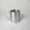 Creative 220ml Stainless Steel Coffee Cup Drinking Mugs Wine Beer Cups 304 Stainless Steel Climbing Cup Free Shipping