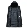 Herren Daunenparkas Winter Lang Baumwolle Cross Border Wasserdichter Mantel Star Same Amazon Warm Verdickte Baumwolle1