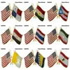 Flag Friendship Badge Country Flag Brooch National Flag Lapel Pin International Travel Pins Collections