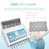 Hot Electrrostimulation Bantning Machine Ryska Vågor EMS Uppvärmning Elektrisk Muskel Stimulator Body Slimming Viktminskning Maskin