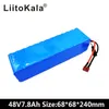 LiitoKala 18650 48V 7.8AH 13s3p batteria 1000W bicicletta elettrica batteria auto cintura agli ioni di litio BMS