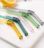 6mm 8mm 10mm 12mm 14mm 15mm Clear Reusable Glass Drinking Straw Cleaning Brush Wedding Birthday Party Drink Straws Dribking glass pipette