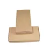 13 3 6 8 1 8cm Brown Craft Paper Gift Box Wishes Card Business Cards Package Paper Boxes Candy Jewelry Food Paperboard Box 50pcs l235Y