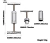 Compresseur de fumée en acier inoxydable pour tuyaux de fumée Compresseur de fumée en métal portable