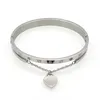 Hot Brand Pulseira H Bracelet Bracelet Or couleur Coeur Tag amour Bracelet Bijoux Pour Femmes cadeau