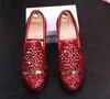 Mens Head Gold unhas redonda em preto preto Red Sapatos Oxford, sapatos de vestido de noiva de negócios de couro Sapatos casuais masculinos.38-43 x16 968 .38-43 298