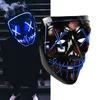 Halloween LED Light Up Party Masques La Purge Election Année Grand Masque Drôle Festival Cosplay Costume Fournitures Glow In Dark266t