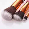 wholesale The newest 10pcs sparkling diamond makeup brush with bag concealer brush eyeshadow brush beauty tools 50set