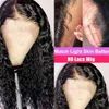 HD Transparent Lace Wigs Pre plucked 360 Frontal Wig curly Invisible fake scalp natural Front water wave 130density diva11373850