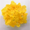 Artificial flowers hydrangea heads wedding party decoration supplies simulation 37 colors fake flower head home decorations