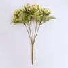 Artificial flowers small rose bouquet silk flowers wedding decorations flower wholesale price Home decoration artificial flowers