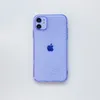 Coque de téléphone couleur unie fluorescente néon, étui transparent en TPU pour iPhone 15 14 13 12 11 Pro Max XR XS 8 SE2