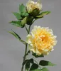 Artificial flower silk peony flower Little peonies with two heads wholesale price High-grade artificial peony flowers