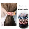 Korean rubberband cute twist Elastic Hair Bands Hair Rope Ties For Girls Women Headband Hair Accessories gum Scrunchies