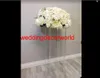 New style mental acrylic Candle Holders Flower Vase Rack Candle Stick Wedding Table Centerpiece Event Road Lead Candle Stands decor0006