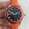 Top Hombre Automático Cal.8500 Reloj Naranja Negro Azul Hombres Apnea James Bond 007 Ocean Diver 600m Planet Correa de goma profesional Relojes