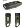 핸드 홀드 크랭크 다이나모 태양 전력 충전식 LED 손전등 3-LED POSABLE 환경 야외 캠핑 모험 LIGHT HOTSELL1