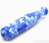 Blue and white porcelain large snuff device smoking length 78MM pipe pipe snuff bottle