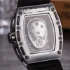 High Quality Mens Fashion Watch Silicone Ghost Head Skeleton Watches Skull Sports Quartz Hollow Wristwatches Clock Gifts Whole9416561