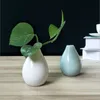 Creative home decoration Small Ceramic Vases Modern Simple Living Room decor Dry Flower decorative items Ornament Mini vase