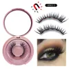 DHL Gratis hete Magnetische Vloeibare Eyeliner Magnetische Valse Wimpers Metalen Tweezer Set Magneet Valse Wimpers Set Mink Eyelashes