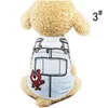 Cute Dog Apparel Pet Dogs Cat Supplies T-shirt Vest Clothes Small Cotton Puppy Soft Coat Jacket Summer Cartoon Costume Print Clothing Outfit Pet Suppy