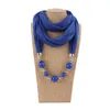 Оптовая продажа новых женщин мода красивые бусины кулон кольцо ювелирные изделия ожерелье этнические шарф для дамы лучший подарок