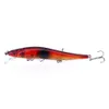 Hengjia 64Pcs NEW Hard Lures 11.5CM 13.1G palstic minnow fishing bait Artificial Bait Swimbaits smooth rapid diving action carp fishing