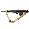 Accessoires de chasse 2 points VTAC Gun Sling Ceinture réglable QD Boucle en métal Airsoft et Milsim Tir Rifle Sling Tactical Rifle Strap