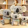 Dessin animé populaire mignon koala poupée en peluche jouet doux animal de Noël en peluche cadeau animal poilu petite fille belle cadeau de haute qualité822411