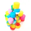 STOCK in Los Angeles USA FAST SHIPPING!100pcs/lot 2ml mini assorted color silicone container for Dabs Round Shape Silicone Containers wax