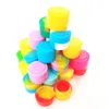 STOCK à Los Angeles USA RAPIDE 100pcs / lot 2ml mini récipient en silicone de couleurs assorties pour Dabs Forme ronde Silicone Contain289s