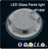 SMD5730 glass led downlight round Ceiling Lighting 18W Panel Recessed Downlight AC85-265V high bright LED indoor light