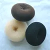 El mejor Donut para el cabello Negro / Marrón / Beige 3 Colore 6 cm / 8 cm / 9.5 cm 3 Tamaño Nylon puro Bollo para el cabello Fabricante de accesorios para el cabello HA001