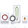 Husdjursmembran smycken ring h￤nge display stativ h￥llare bague f￶rpackning box skydda smycken stenar flytande presentation fall c292m