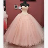 Real Image Erröten Rosa Prom Quinceanera Kleider 2020 Günstige Perlen Pailletten Kristall Drapiert Tüll Vestiods De Novia Party Kleid Für Süße 16 Mädchen