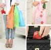 Återanvändbar bärbar shopping livsmedelsväska stor storlek fällbar jordgubbshoppare på hem lagringspåsar bekväma POUCH9057282